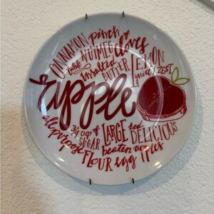 Crate & Barrel Pie Plates Set of 4 Decorative Plates